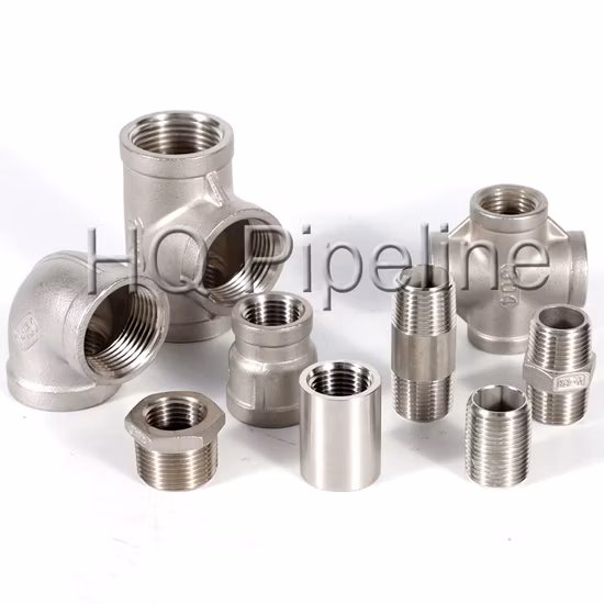 150ポンド ステンレス鋼 Inox SS304/316 NPT/BSPT ネジ付き/ネジ付き/ネジ付きオスメスパイプ継手